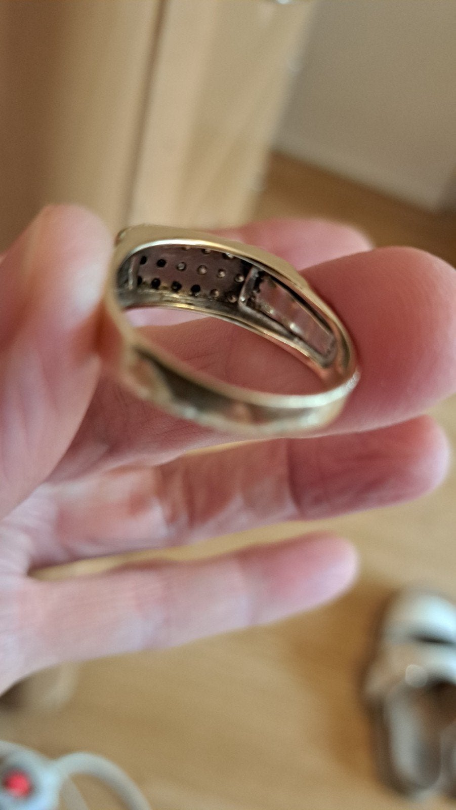 chevalier  l'or 18k pier diamant  7 gr, Enlèvement ou Envoi