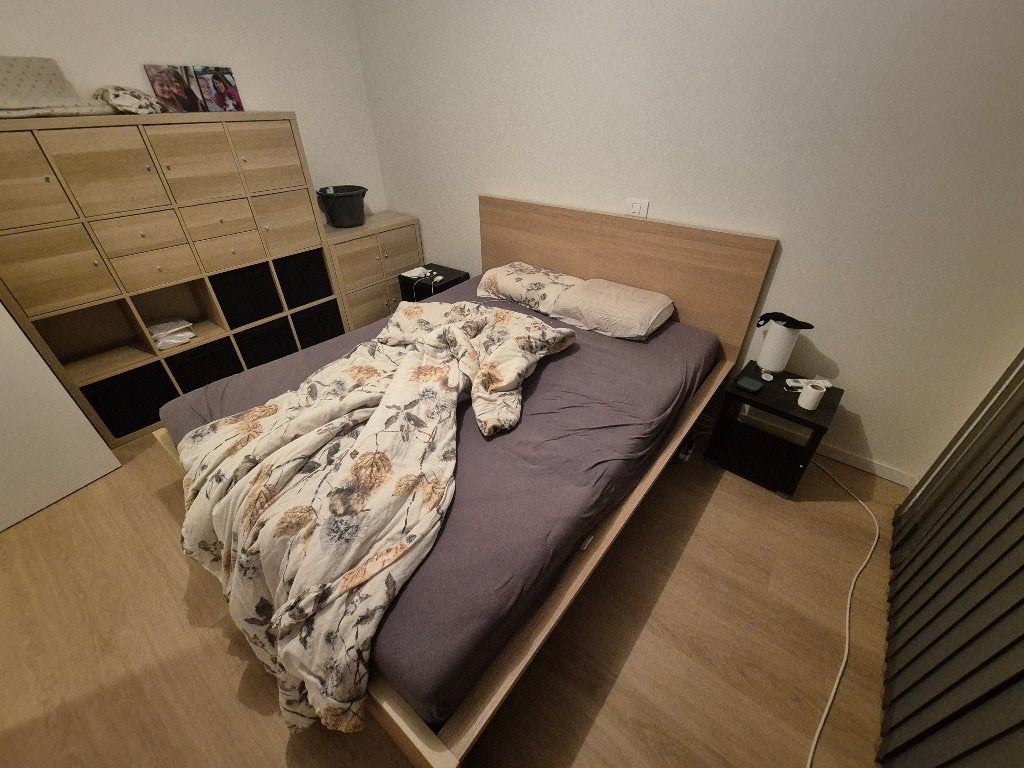 Bed te koop, Ophalen, Gebruikt, Tweepersoons, 200 cm