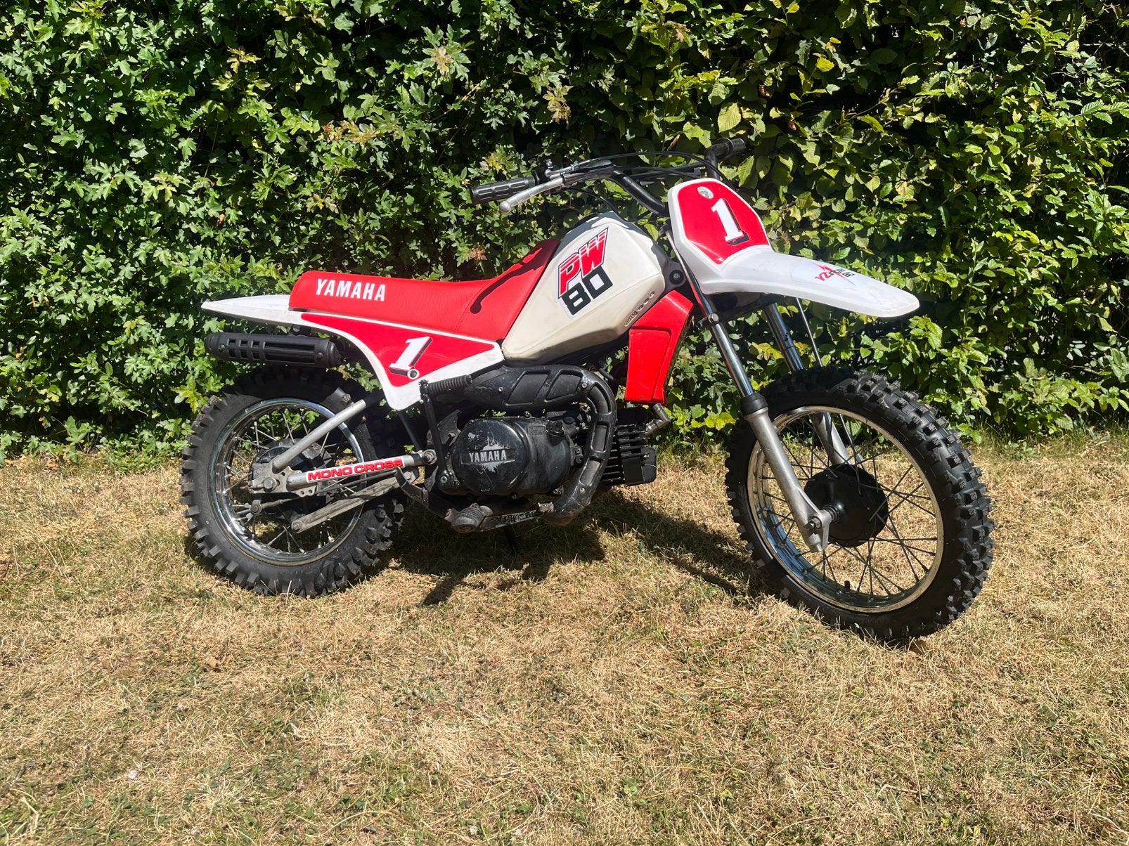 Moto cross yamaha pw80, Enlèvement, Yamaha
