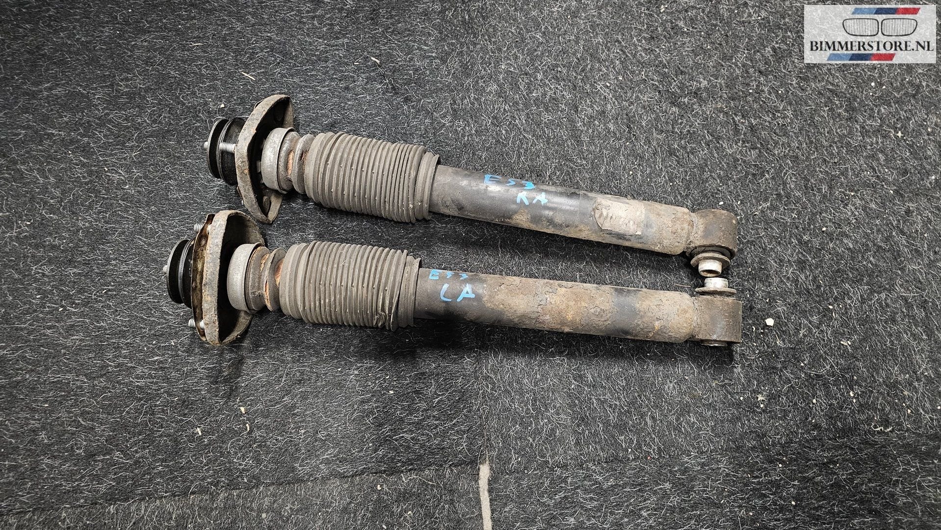 Schokdemper set achterzijde  BMW X5 Serie E53 33521096278 10, -, Utilisé, -, Enlèvement ou Envoi
