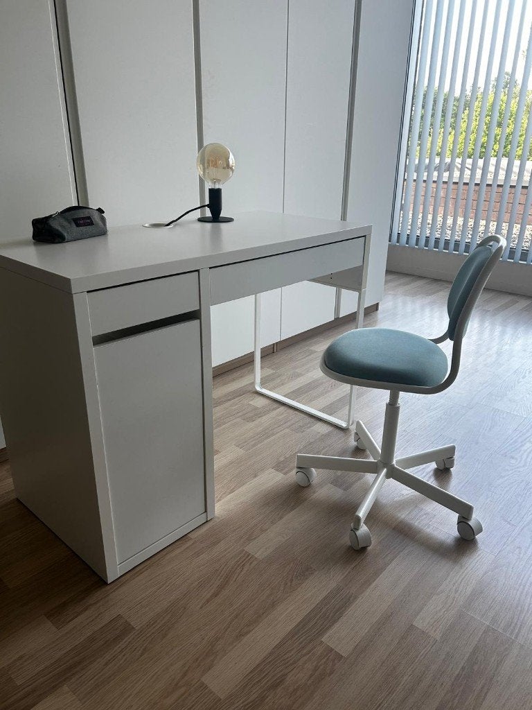 Bureau avec chaise, Avec tiroirs, 105 cm, 50 cm, Enlèvement