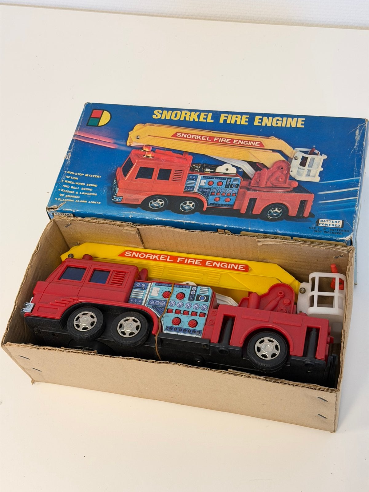 Rare camion de pompiers vintage Chi Hung Snorkel, Collections, Enlèvement ou Envoi, Comme neuf