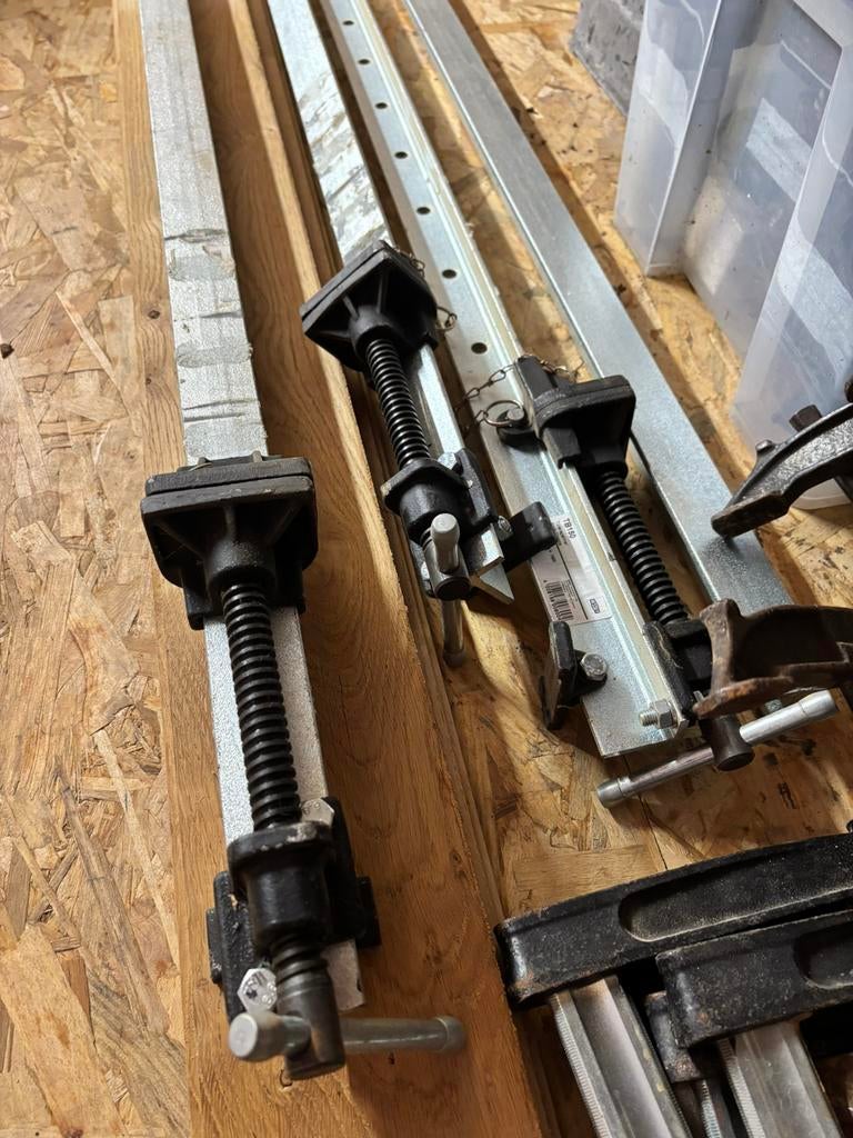 Bessey TB150 lijmklemmen 4st, Doe-het-zelf en Bouw, Gereedschap | Handgereedschap, Ophalen, Zo goed als nieuw