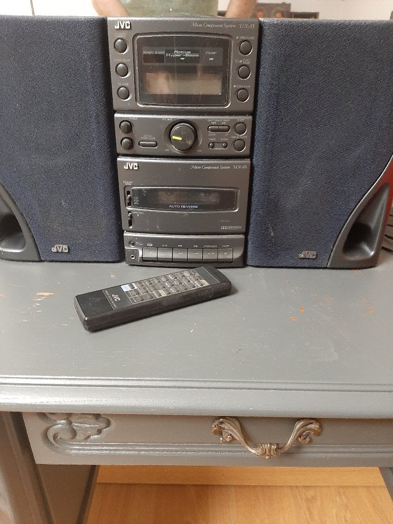 JVC MICRO COMPONENT SYSTEM UX-A3, TV, Hi-fi & Vidéo, Chaîne Hi-fi, Enlèvement, Utilisé, Deck cassettes ou Lecteur-enregistreur de cassettes