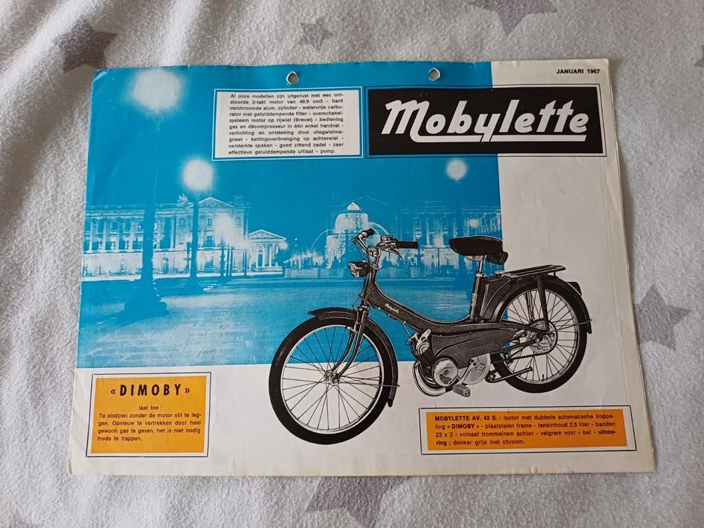 Mobylette motobecane folders, Fietsen en Brommers, Ophalen