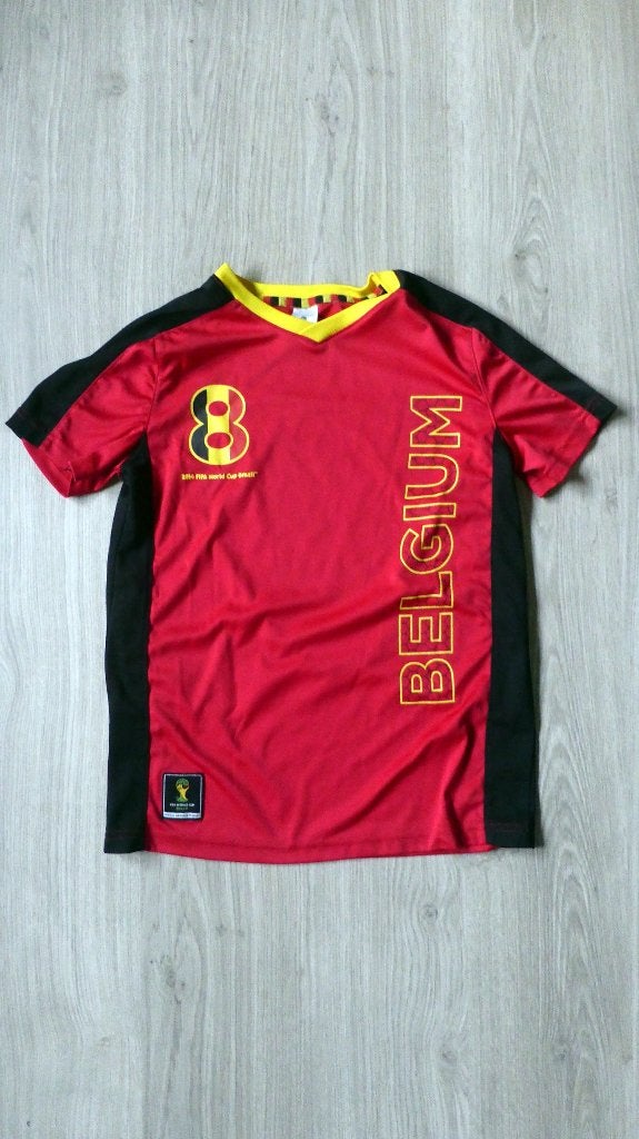 Shirt Rode Duivels 152 World Cup 2014 Brazil, Ophalen of Verzenden, Gebruikt, Jongen, Sport- of Zwemkleding