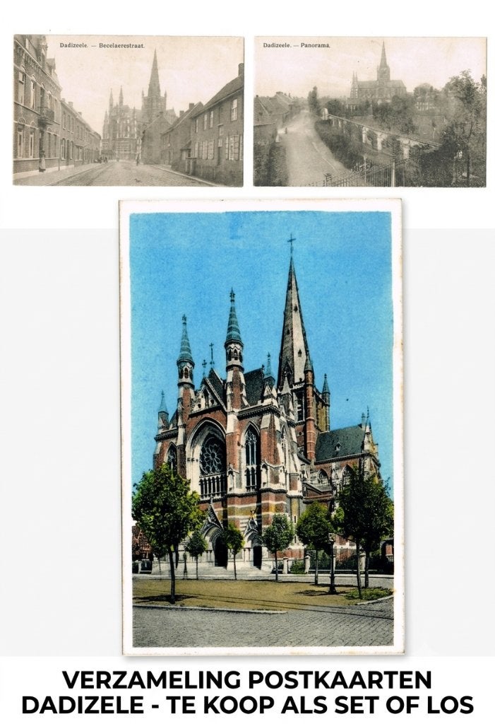 Postkaarten Dadizele (3 verschillende), Ophalen of Verzenden, Ongelopen, West-Vlaanderen