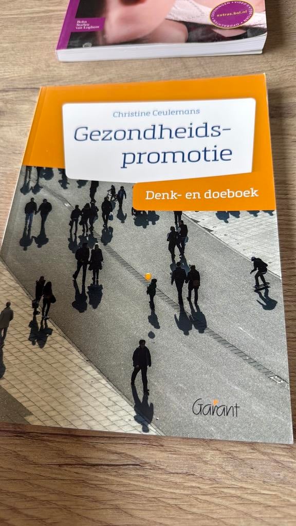 Gezondheidspromotie boek, Boeken, Ophalen of Verzenden, Zo goed als nieuw
