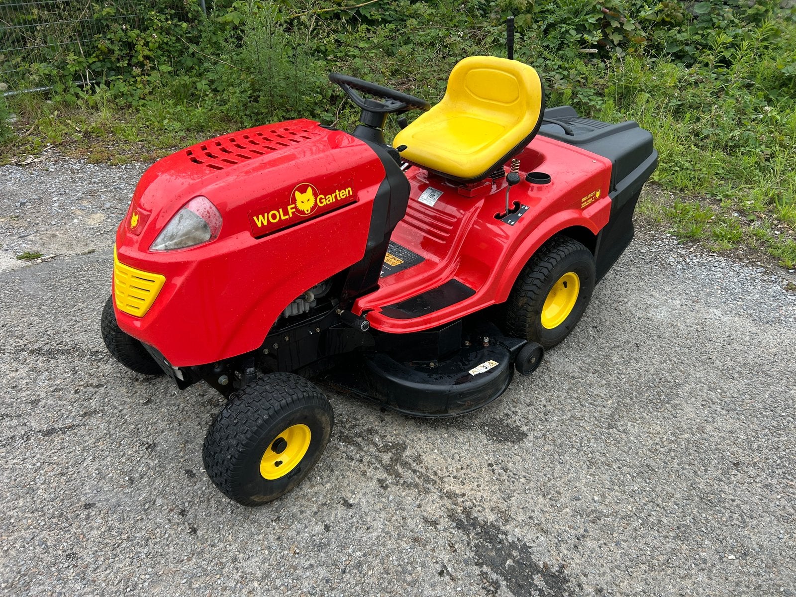 Tracteur tondeuse wolf garten 15,5cv, Enlèvement ou Envoi, Utilisé, Démarrage électrique, 90 à 120 cm