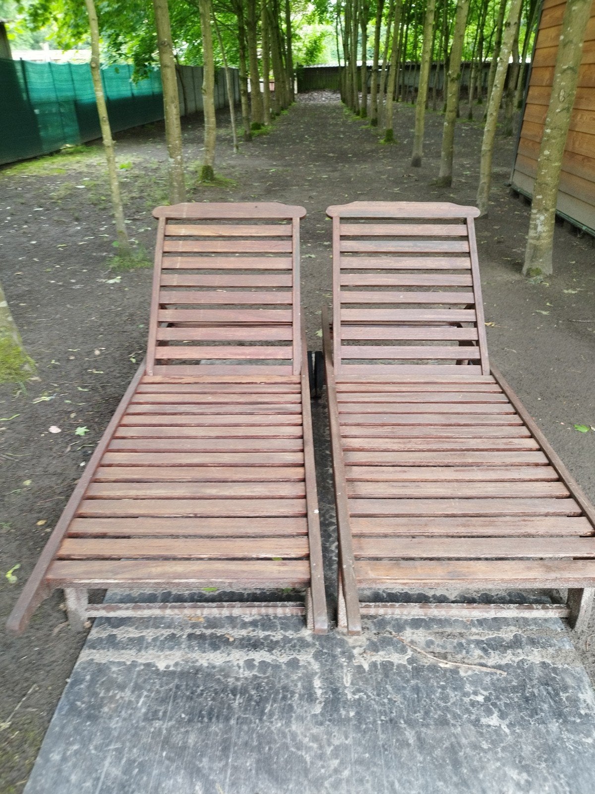 Oxford ligstoelen, Ophalen