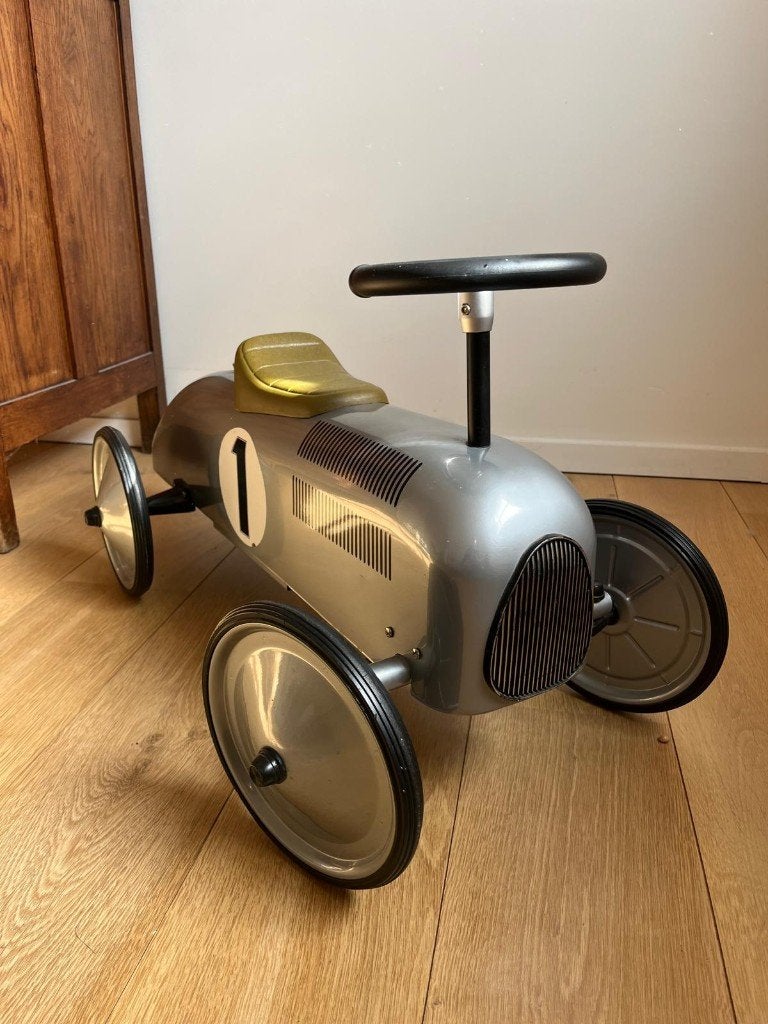 Goki loopauto - grijs, Kinderen en Baby's, Ophalen, Gebruikt