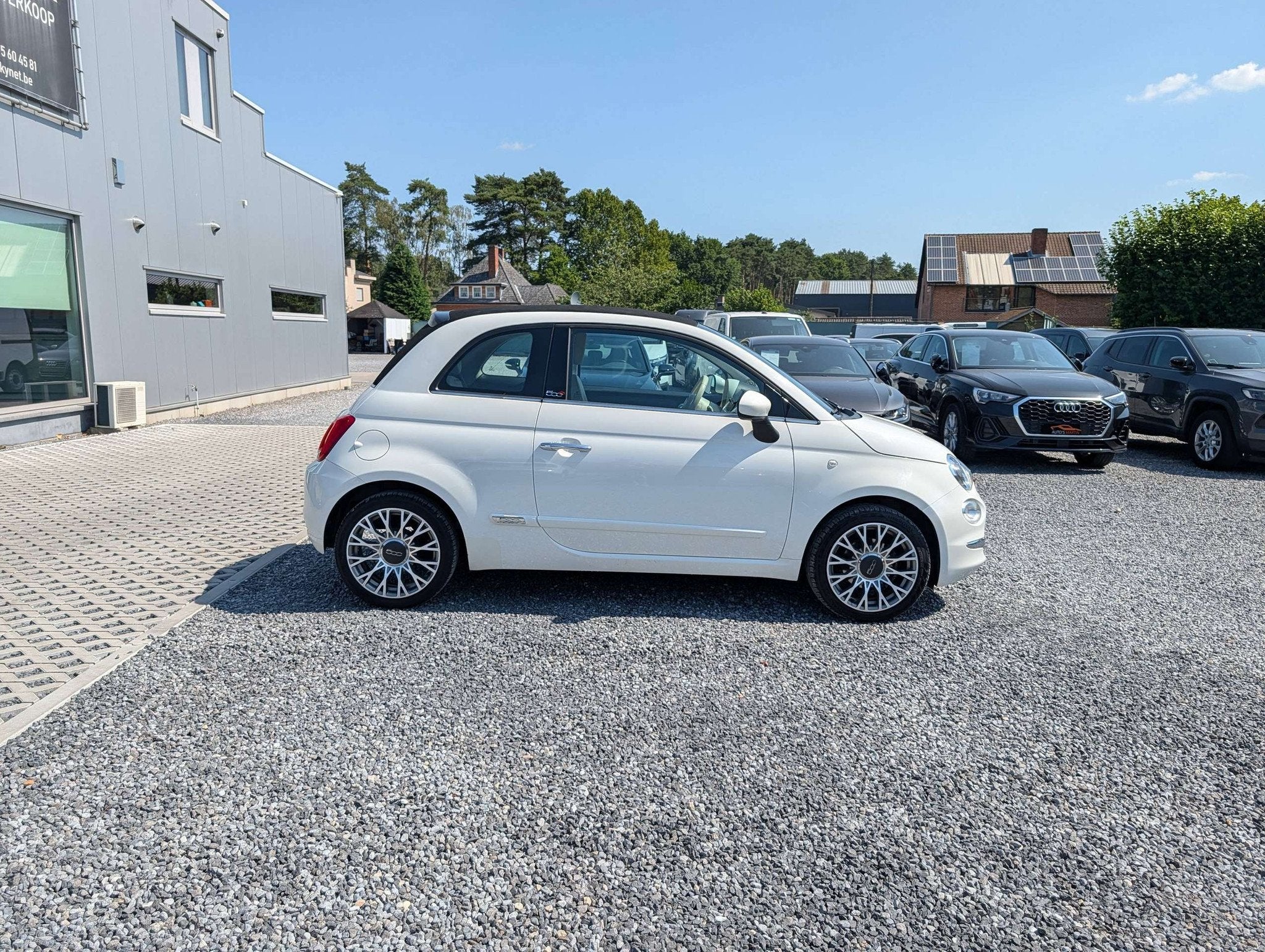 Fiat 500C 1.2i Lounge | NAVI | DAB | PARKSENS (bj 2018), 4 zetels, Stof, Gebruikt, 4 cilinders
