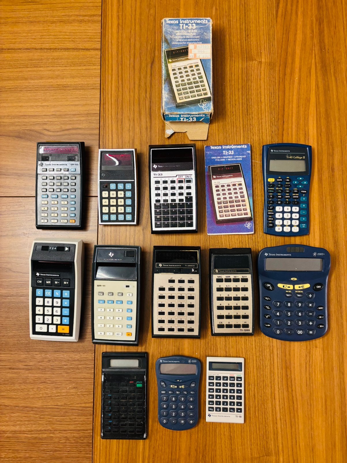 Lot Vintage Texas Instruments Rekenmachines (12) – Ongetest, Diversen, Rekenmachines, Ophalen of Verzenden, Grafische rekenmachine