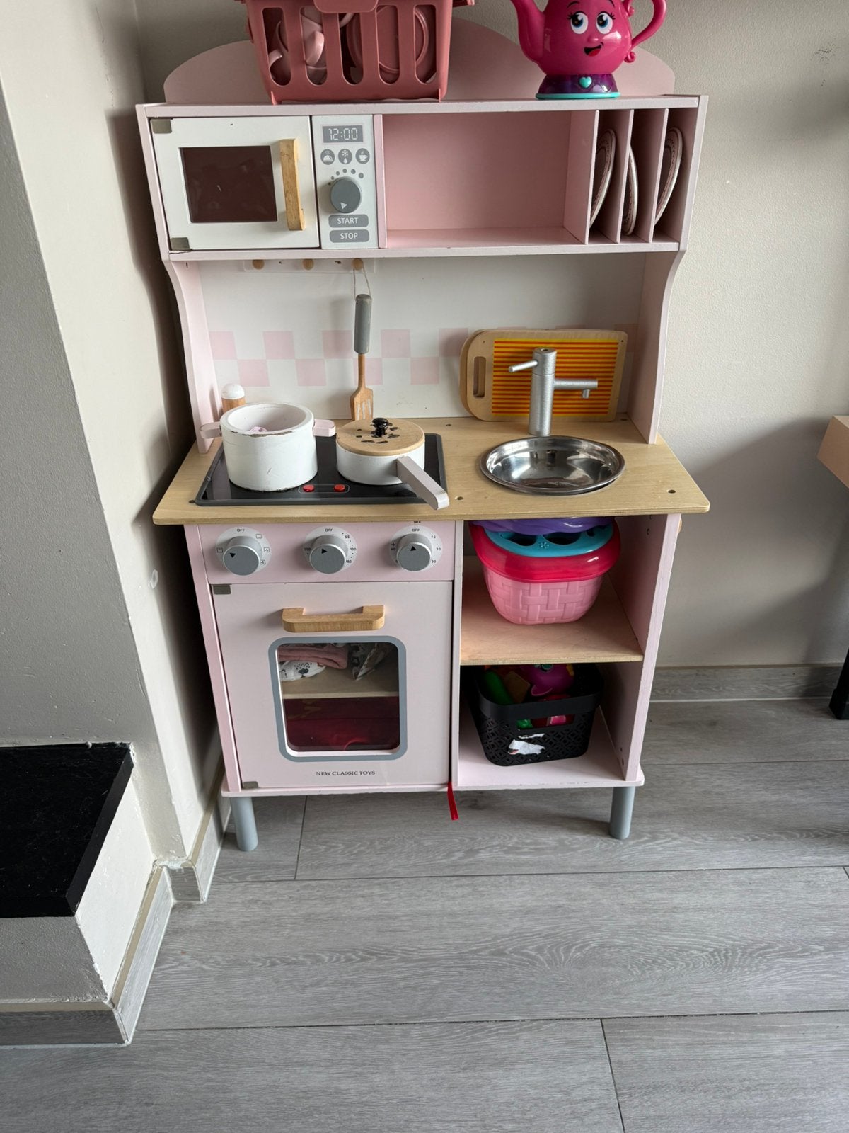 Houte Speelgoed keukentje, Kinderen en Baby's, Ophalen, Gebruikt, Hout, Speelkeuken