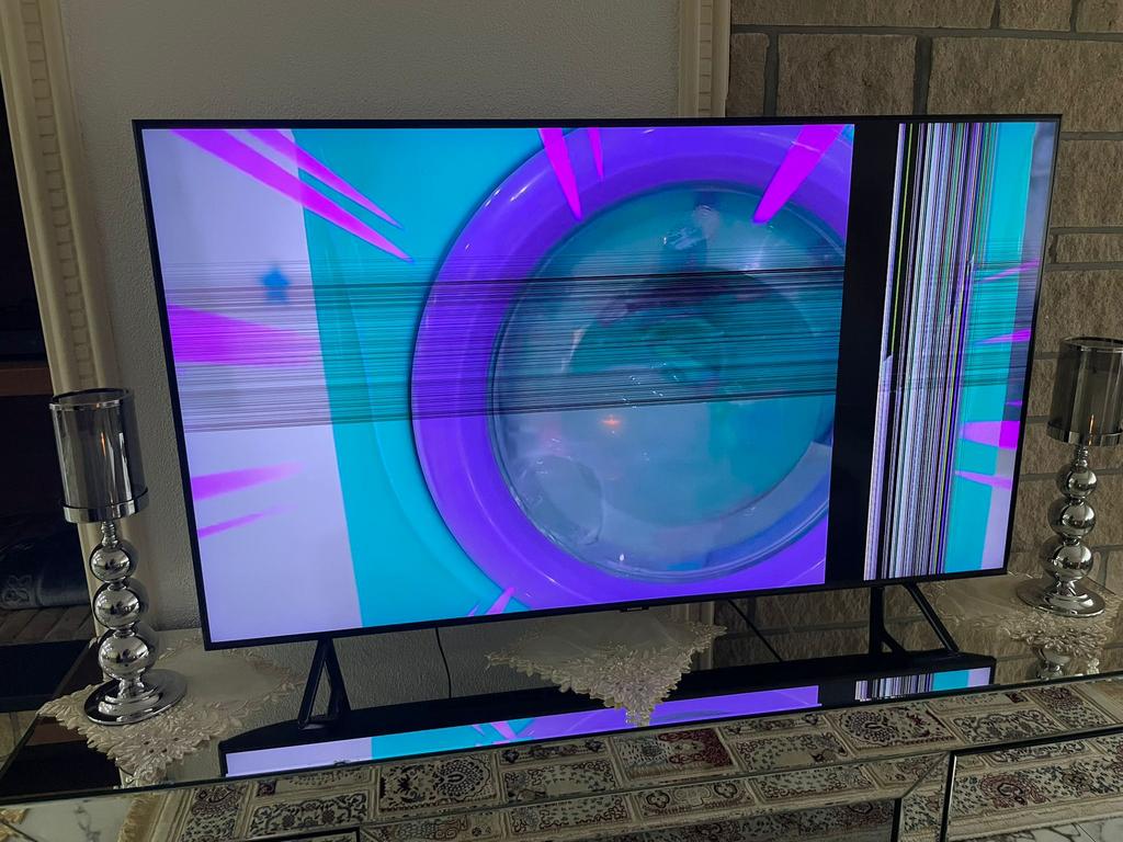 Samsung tv 55ich, Audio, Tv en Foto, Televisies, Ophalen, QLED, Zo goed als nieuw, Samsung