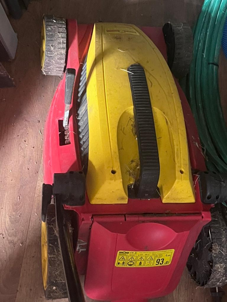 Grasmachine elecktrisch, Tuin en Terras, Grasmaaiers, Ophalen, Cirkelmaaier, Gebruikt, Elektrische grasmaaier