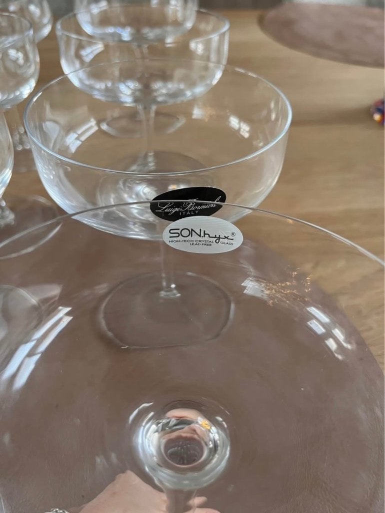 8 coupes Bormioli, Collections, Verres & Petits Verres, Neuf, Autres types, Enlèvement