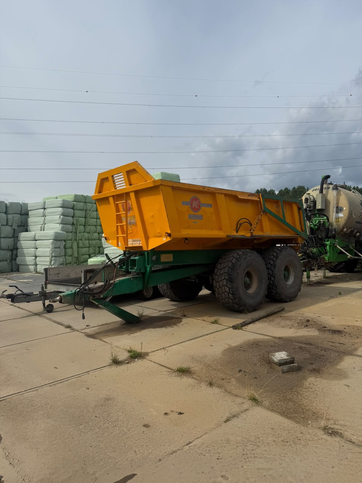 Alasco dumper, Zakelijke goederen, Ophalen