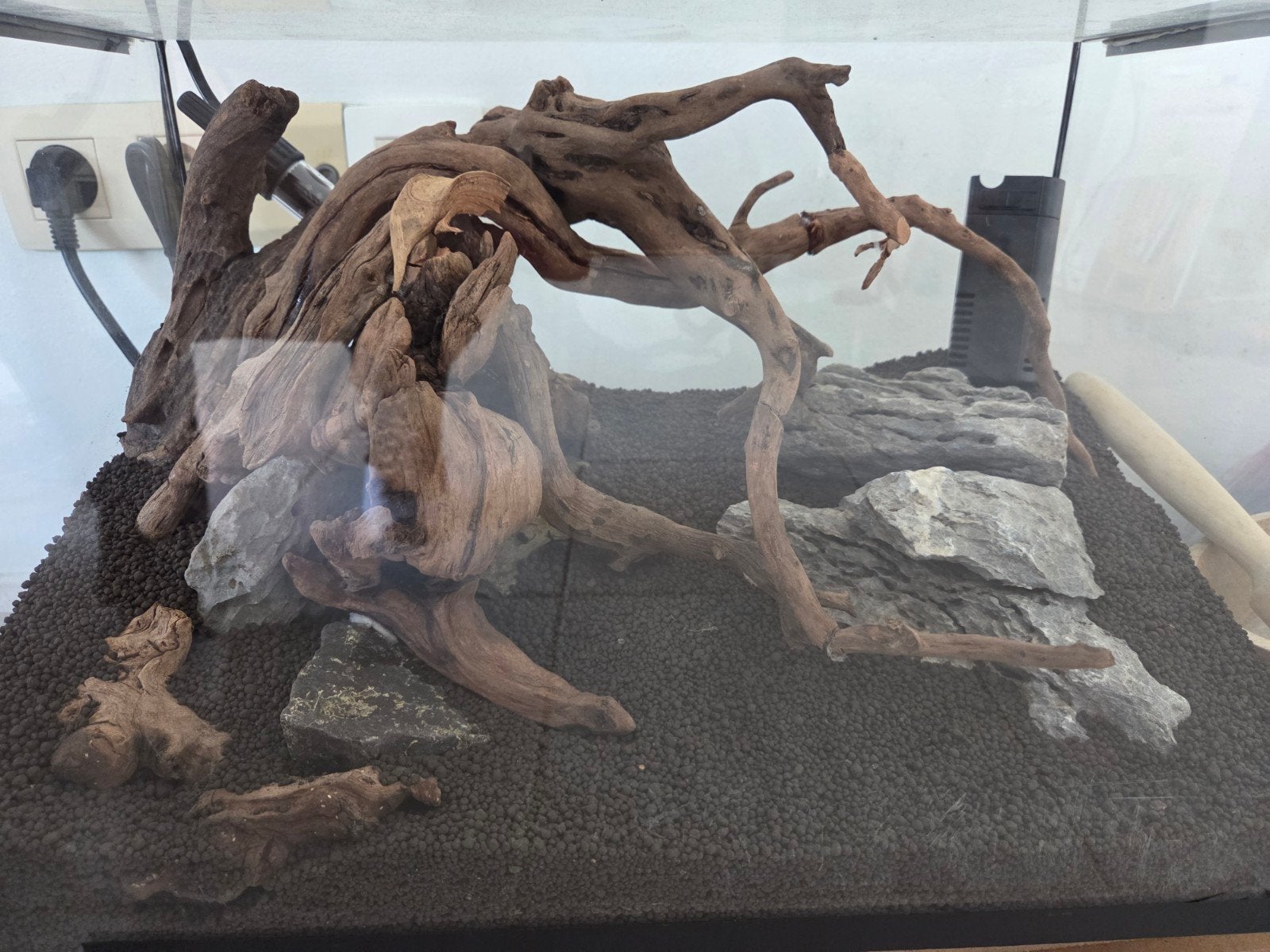Aquarium avec décoration, Animaux & Accessoires, Enlèvement, Decoratie
