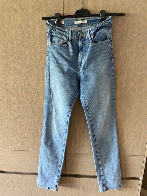Broek Levi's jeans maat 28 - High Rise Straight 724 Blauw, Ophalen, Blauw