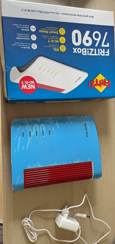 Fritz Fritz!box 7690 router, Ophalen of Verzenden, Zo goed als nieuw, Router, Fritzbox
