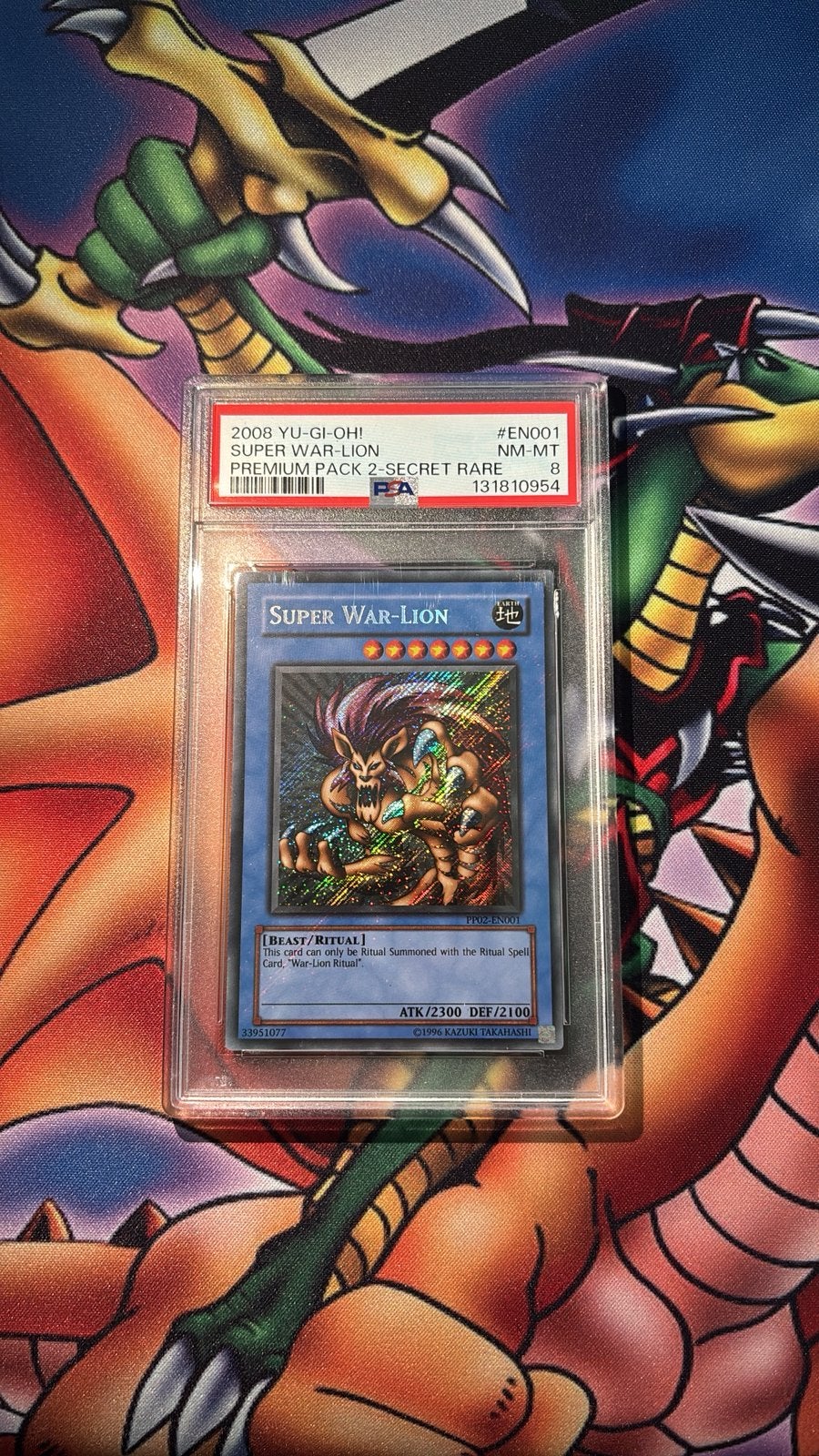 Super War-Lion PP02 Secret PSA 8, Ophalen of Verzenden, Zo goed als nieuw