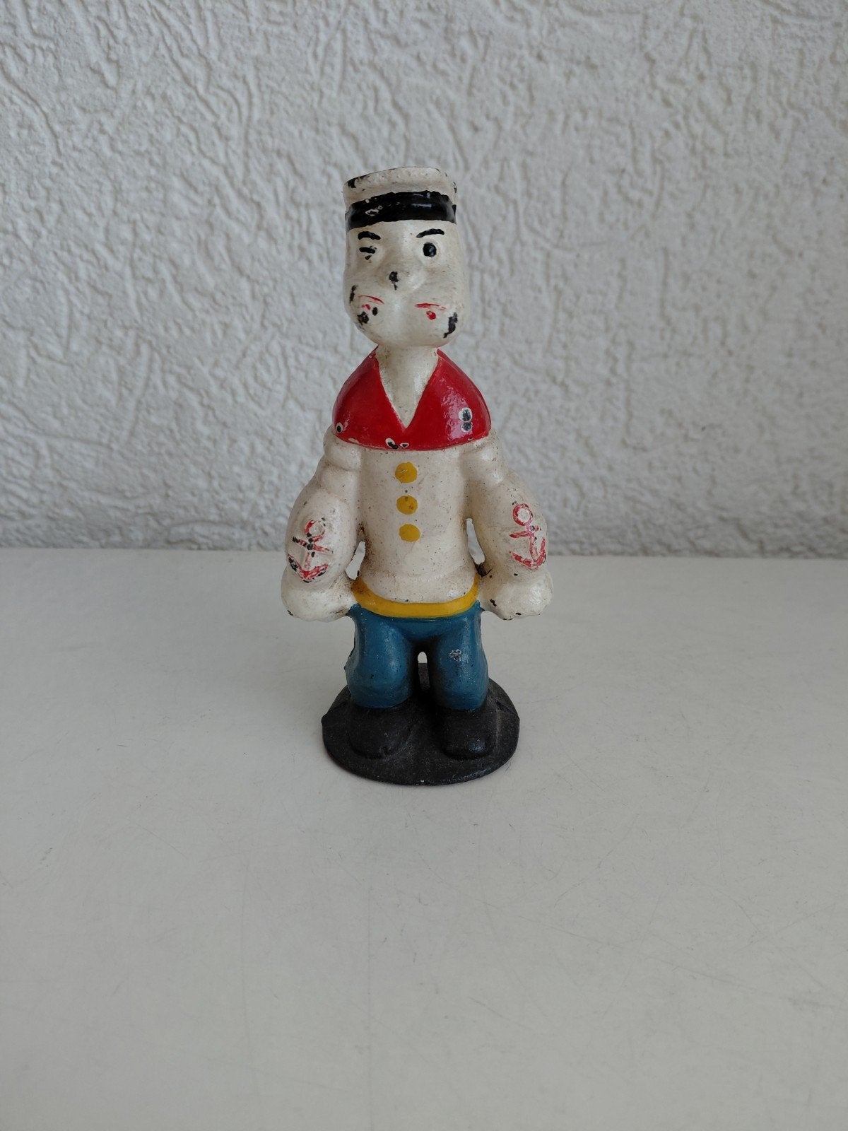 oude gietijzeren spaarpot Popeye, Ophalen of Verzenden