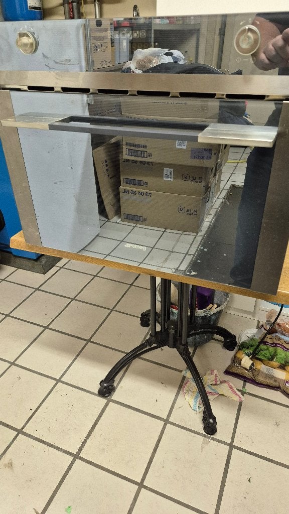 Combi microgolf Smeg 45cm hoogte, Elektronische apparatuur, Ophalen, 60 cm of meer, Grill, Inbouw