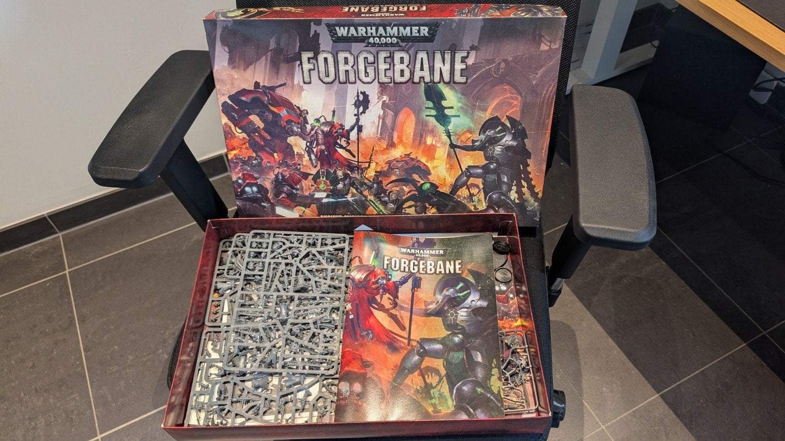 warhammer 40k forgebane box admech gedeelte, Hobby en Vrije tijd, Wargaming, Ophalen, Gebruikt, Warhammer 40000, Figuurtje(s)