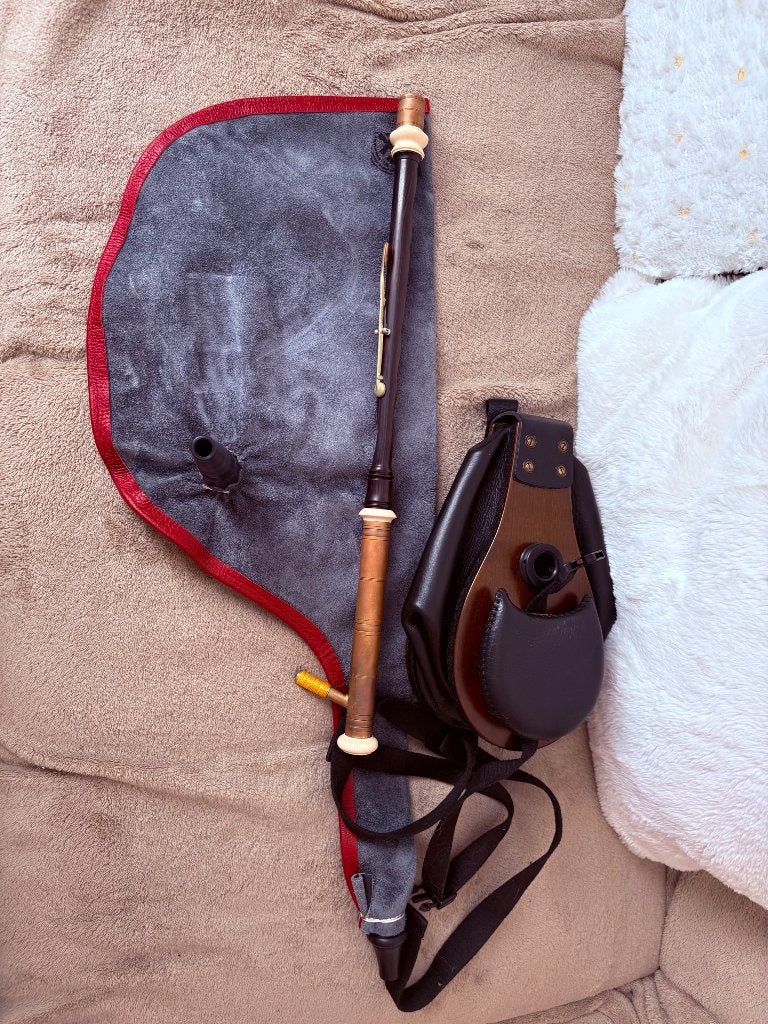 Practice set Uilleann pipe / cornemuse irlandaise, Musique & Instruments, Enlèvement, Comme neuf