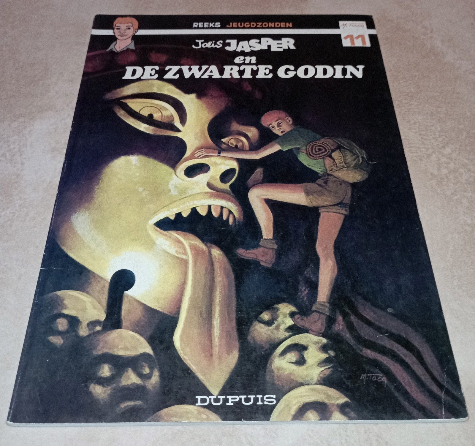 Joris Jasper - De zwarte godin, Boeken, Stripverhalen, Gelezen, Eén stripboek, Ophalen of Verzenden