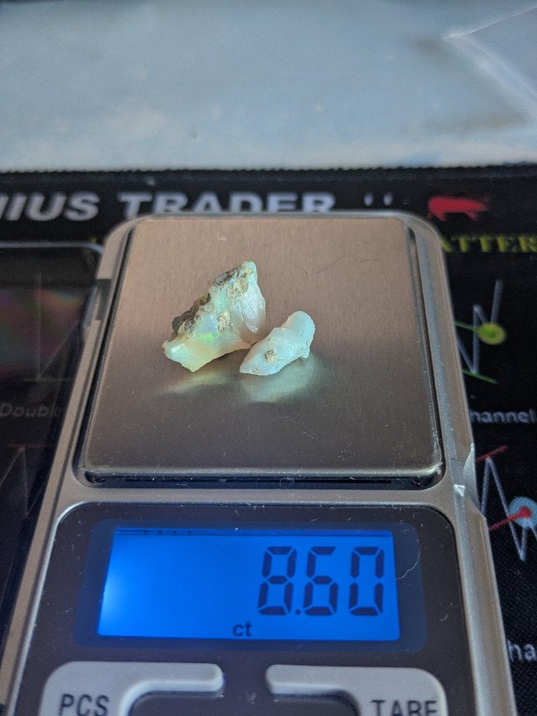 Gemmes d'opale brutes naturelles, spécimen de 8,60 carats, Bijoux, Sacs & Beauté, Pierres précieuses, Utilisé, Enlèvement ou Envoi
