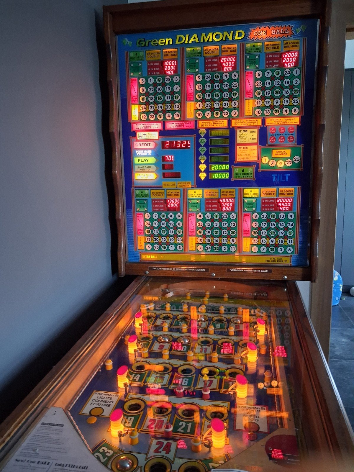 Bingo Green Diamond, Verzamelen, Automaten | Gokkasten en Fruitautomaten, Ophalen