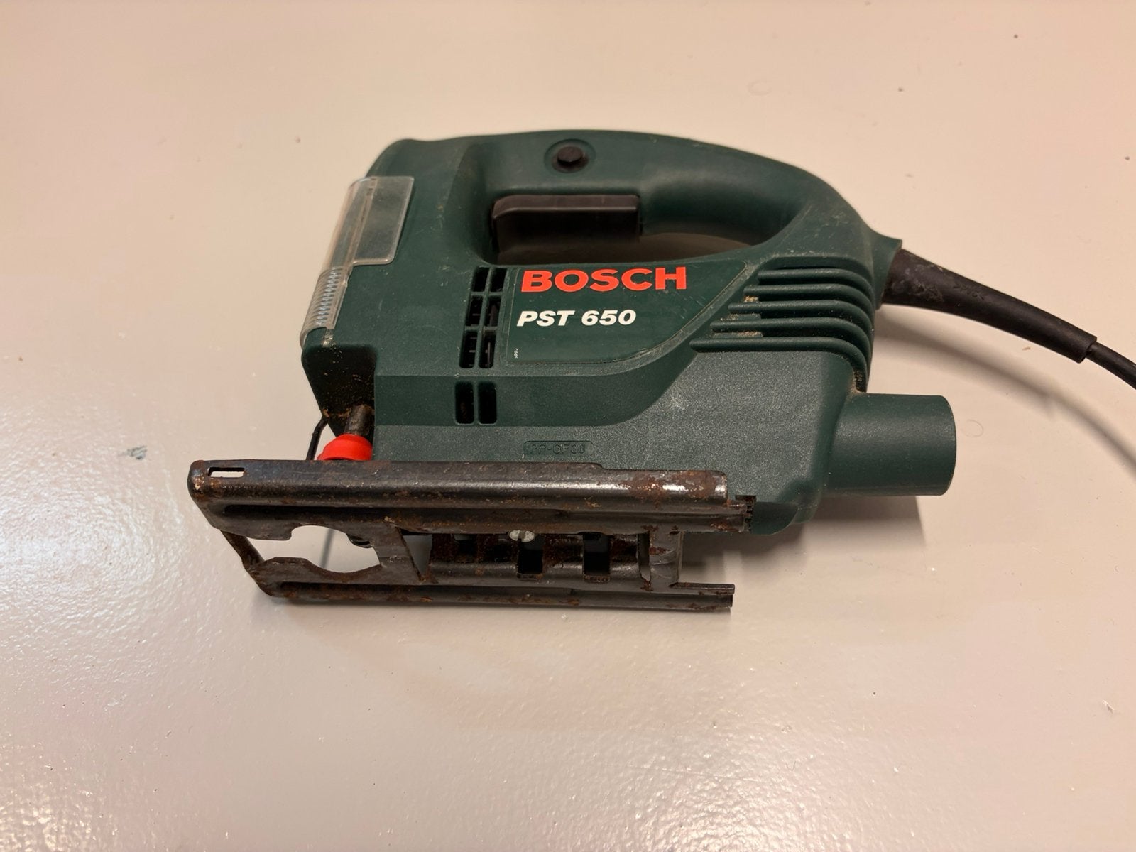 Scie sauteuse BOSH PTS 650, Doe-het-zelf en Bouw, Ophalen, Gebruikt, 600 tot 1200 watt, Decoupeerzaag