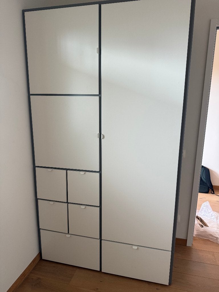 Armoire VISTUS Ikea, Maison & Meubles, Armoires | Penderies & Garde-robes, Enlèvement, Comme neuf, Avec tiroir(s)