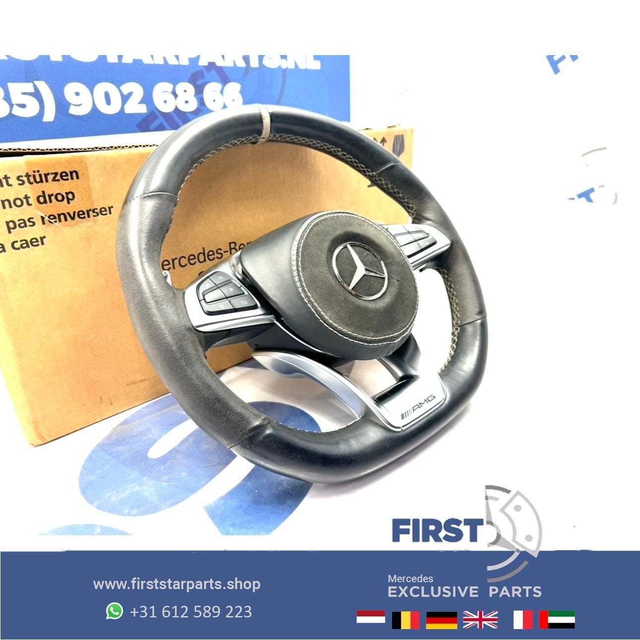 GLE63 AMG Stuur + Airbag GLE63 GLE63s LANE ASSIST W166 C292, Utilisé, -, -, Enlèvement ou Envoi