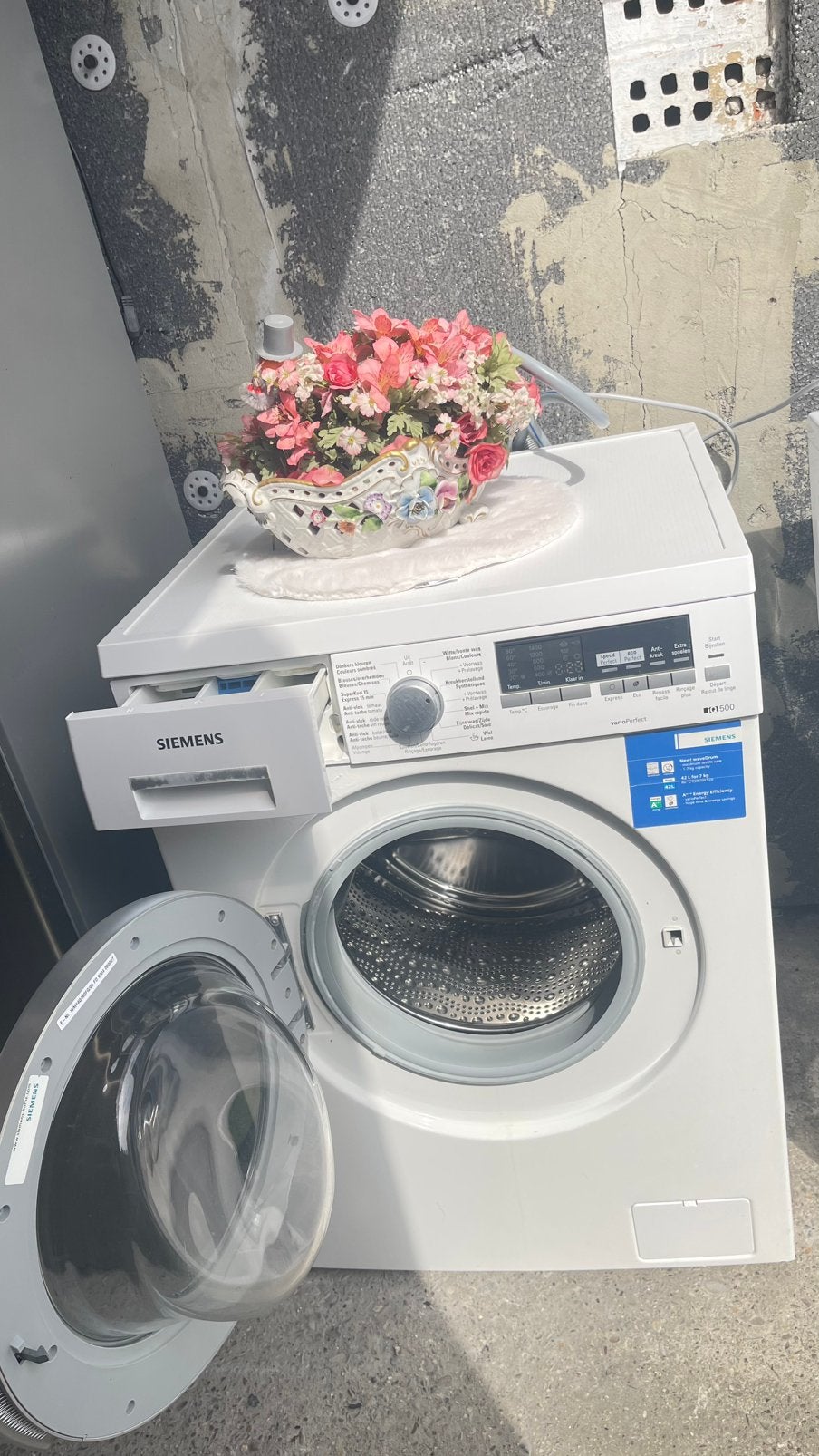 machine à laver siemens IQ 500 8KGs super etat A ++ !, Electroménager, 1200 à 1600 tours, 6 à 8 kg, Programme lavage à la main