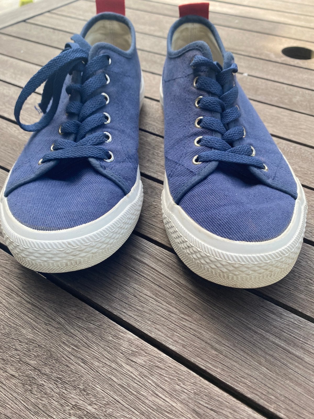 Blauwe canvas schoenen maat 41, Vêtements | Hommes, Chaussures, Enlèvement ou Envoi, Comme neuf, Chaussures de sport, Bleu