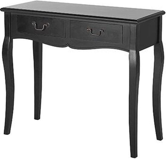 Console - Noir - MDF, Maison & Meubles, 25 à 50 cm, 50 à 100 cm, Comme neuf, Rectangulaire