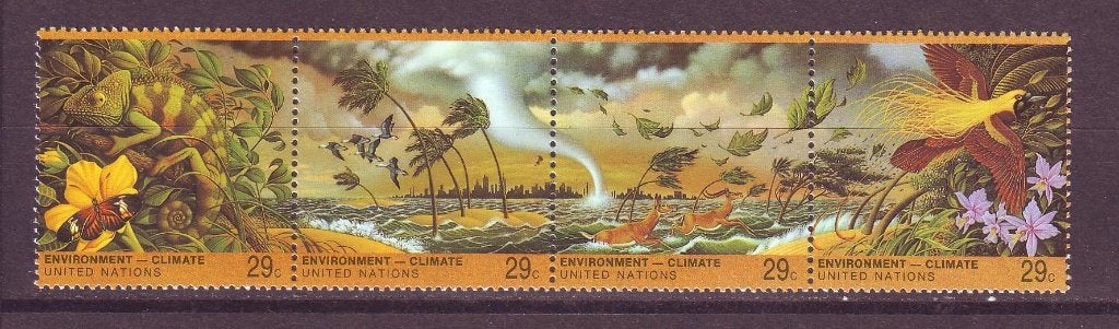 Postzegels Verenigde Naties : Themazegels en reeksen, Postzegels en Munten, Ophalen of Verzenden, Postfris, Dier of Natuur