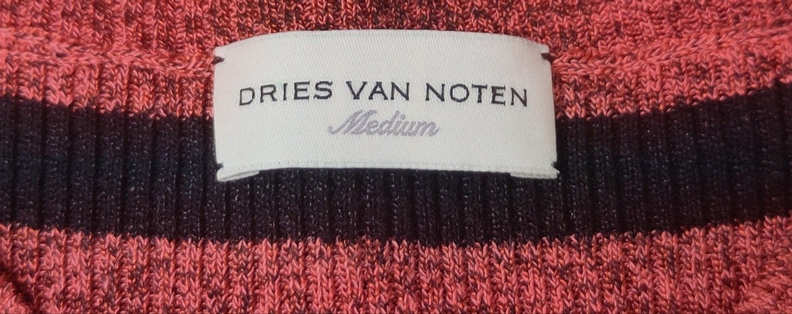 Gebreide T-Shirt Dries Van Noten, Maat 38/40 (M), Zwart, Ophalen of Verzenden, Zo goed als nieuw