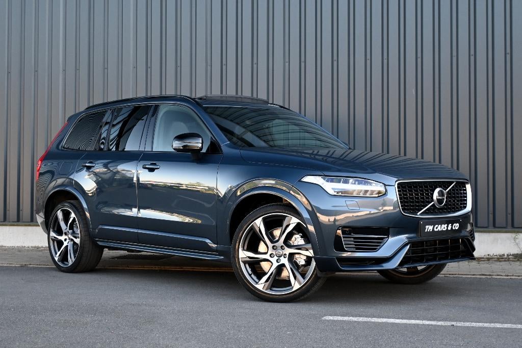 Volvo XC90 T8 R Hybrid Pano ACC, DCC, LED, B&W, Trekh, 7-zit, Auto's, Volvo, 4 cilinders, 1969 cc, Blauw, 7 zetels