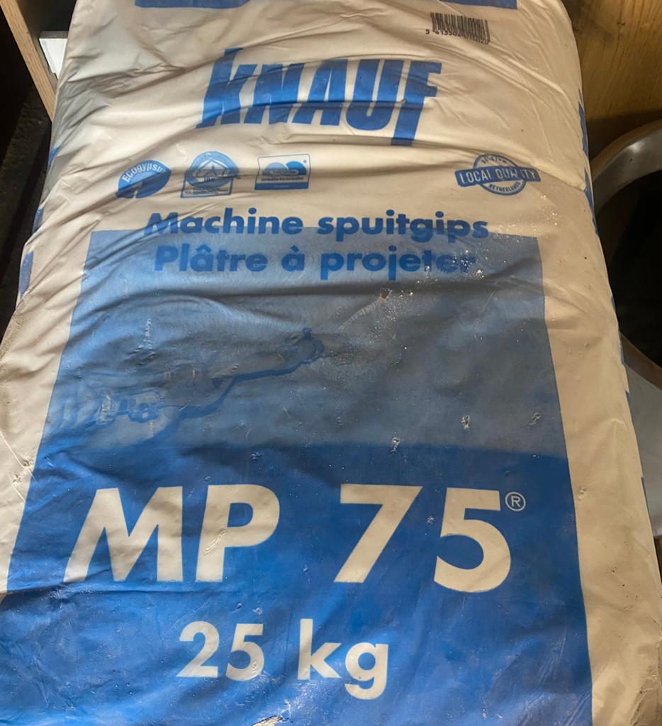 Knauf mp75 pleister (25 kg), Ophalen, Nieuw