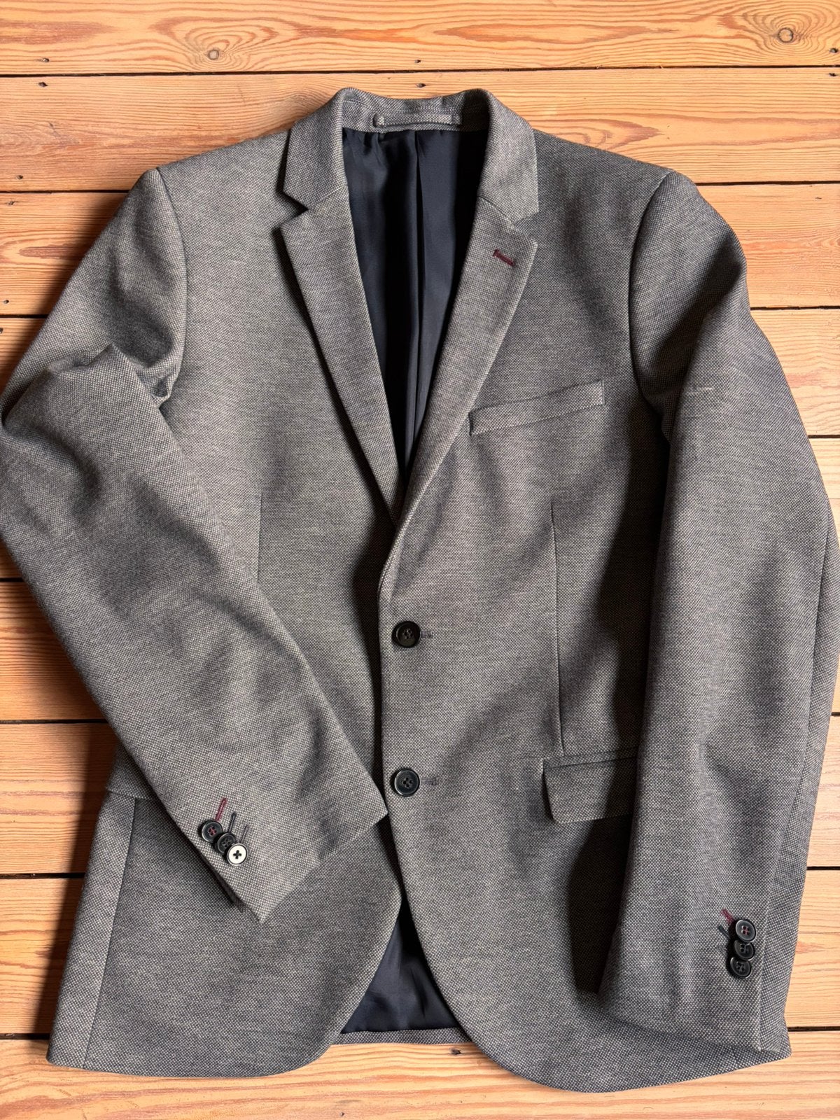 Blazer, Ophalen, Zo goed als nieuw, Maat 46 (S) of kleiner, Grijs
