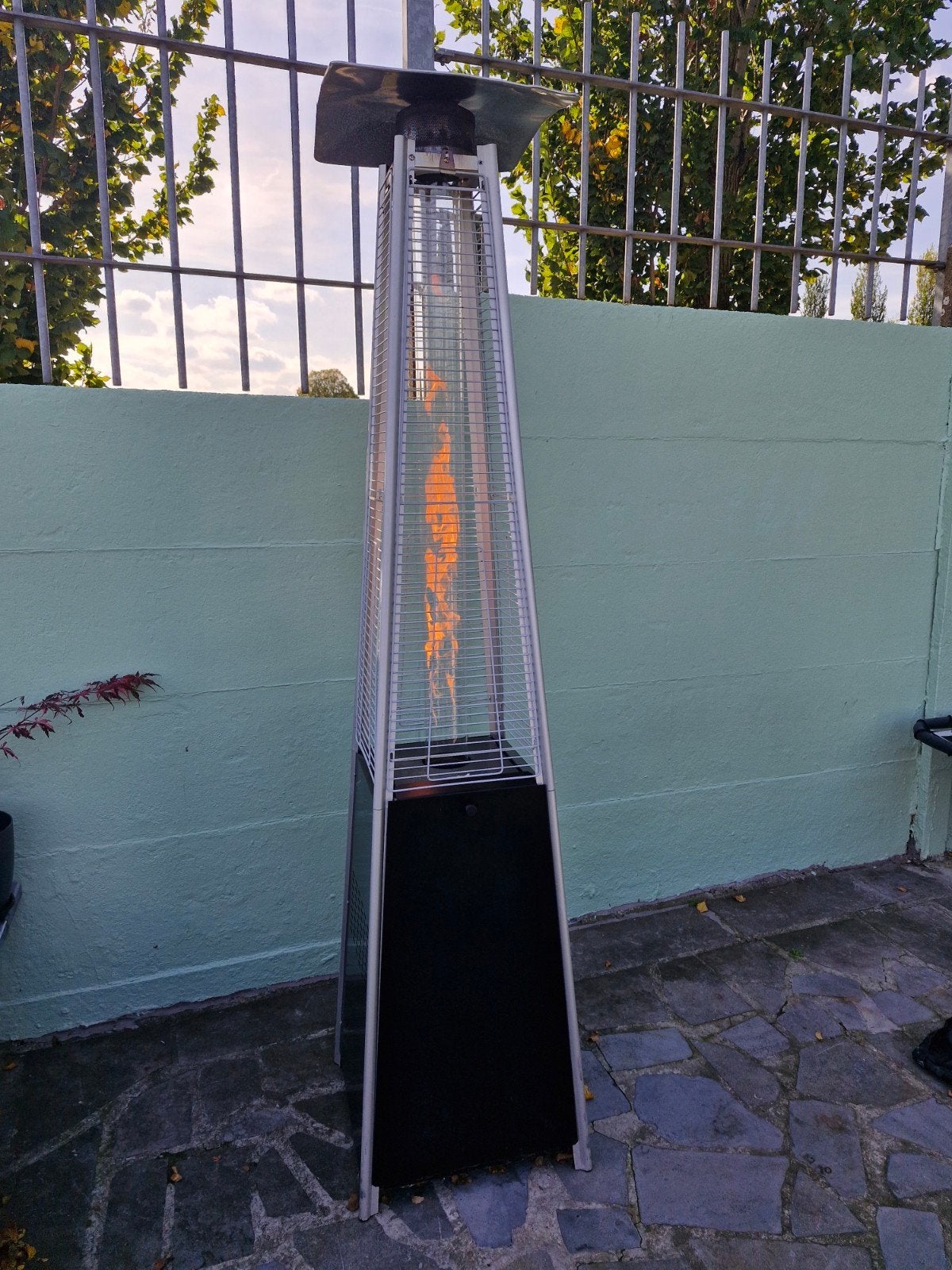 Chauffage de terrasse, Résistant à l'eau, Sol, Comme neuf, Enlèvement
