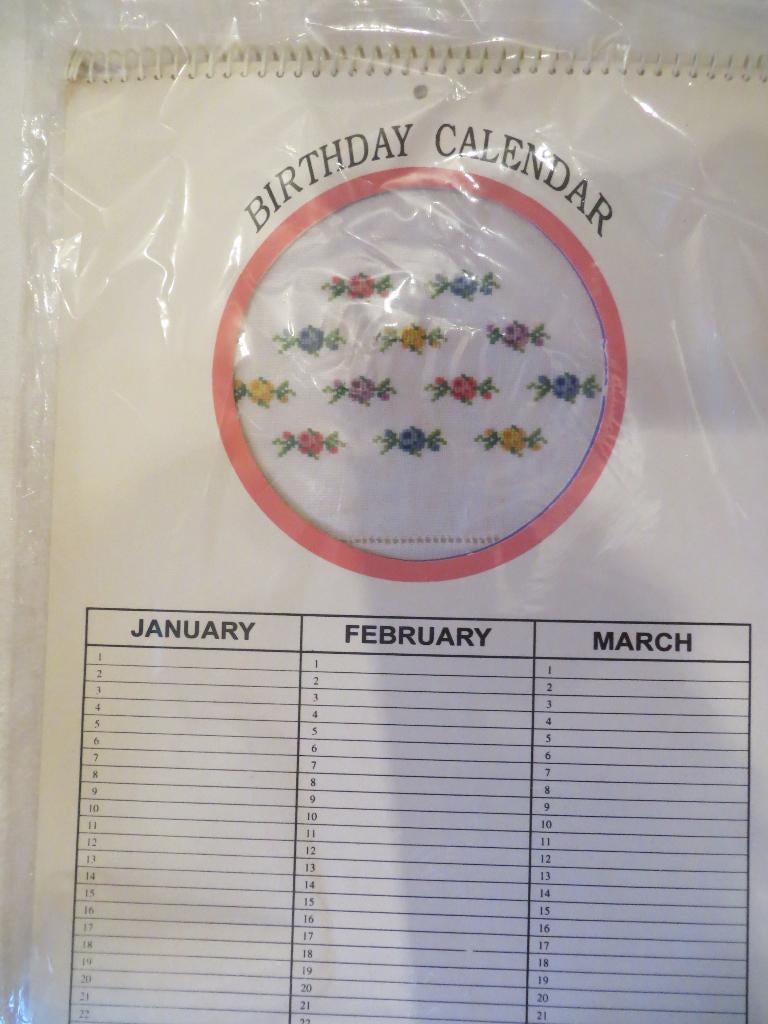 calendrier d'anniversaire - pour une bonne cause - nouveau, Divers, Calendriers, Enlèvement ou Envoi, Calendrier mensuel, Neuf