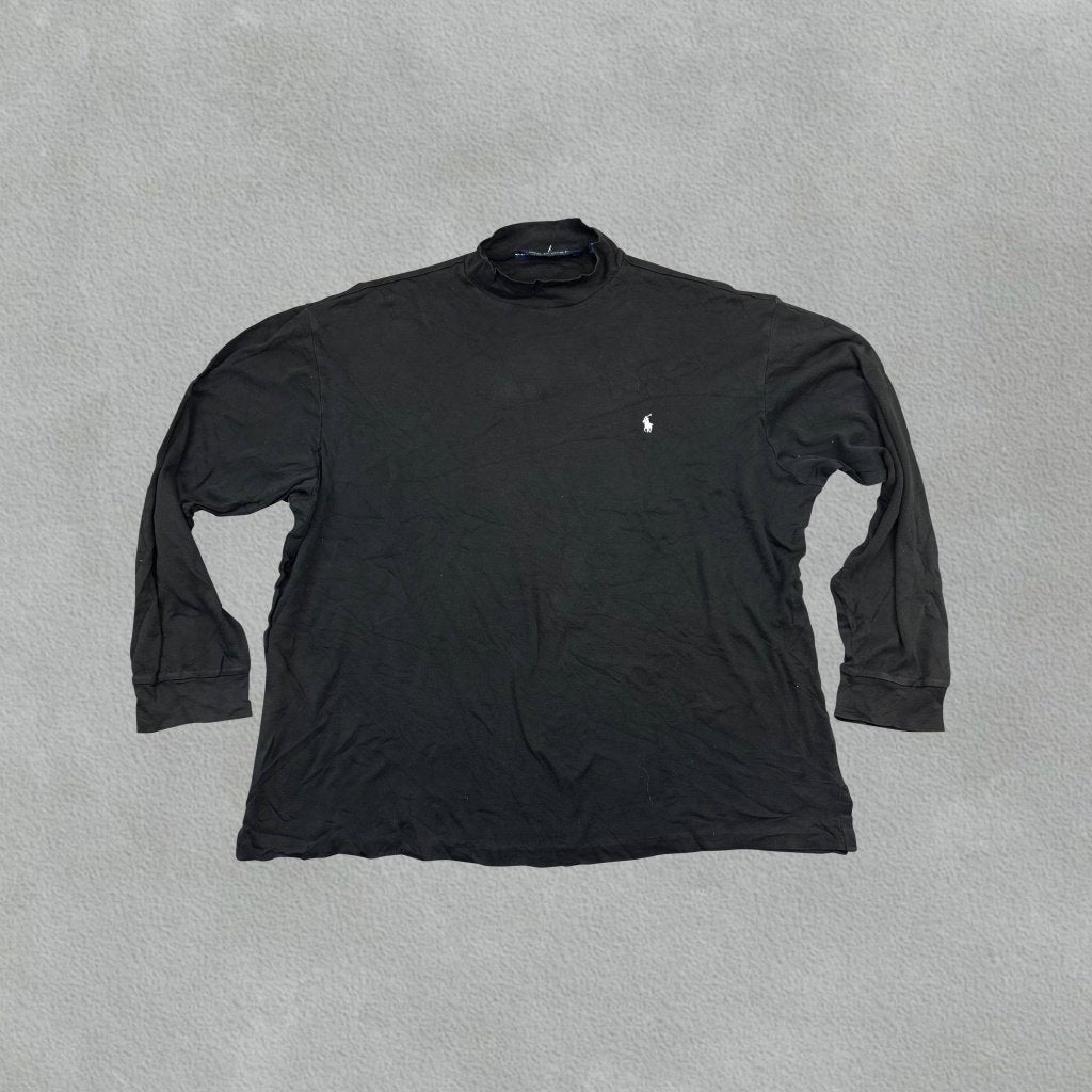 (1137) Zwarte Ralph Lauren coltrui - Dames XL - Zeer goed, Verzenden, Zwart, Maat 46/48 (XL) of groter, Zo goed als nieuw