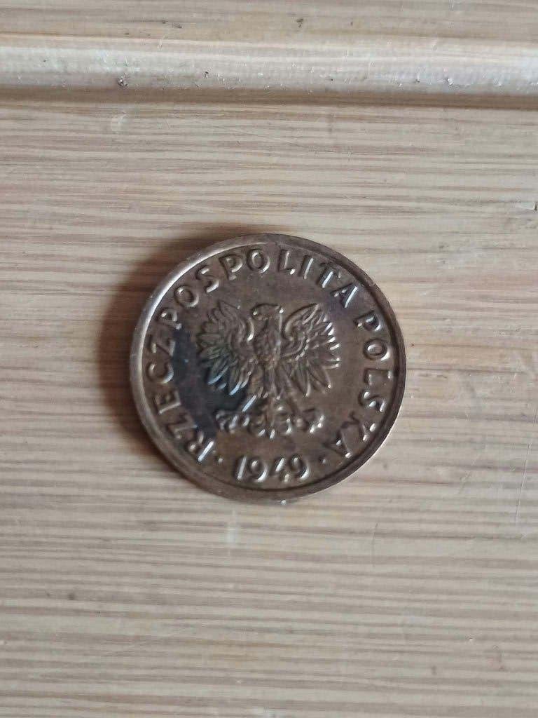POLEN 5 Groszy 1949 - Lot 005, Postzegels en Munten, Ophalen of Verzenden, Polen, Losse munt