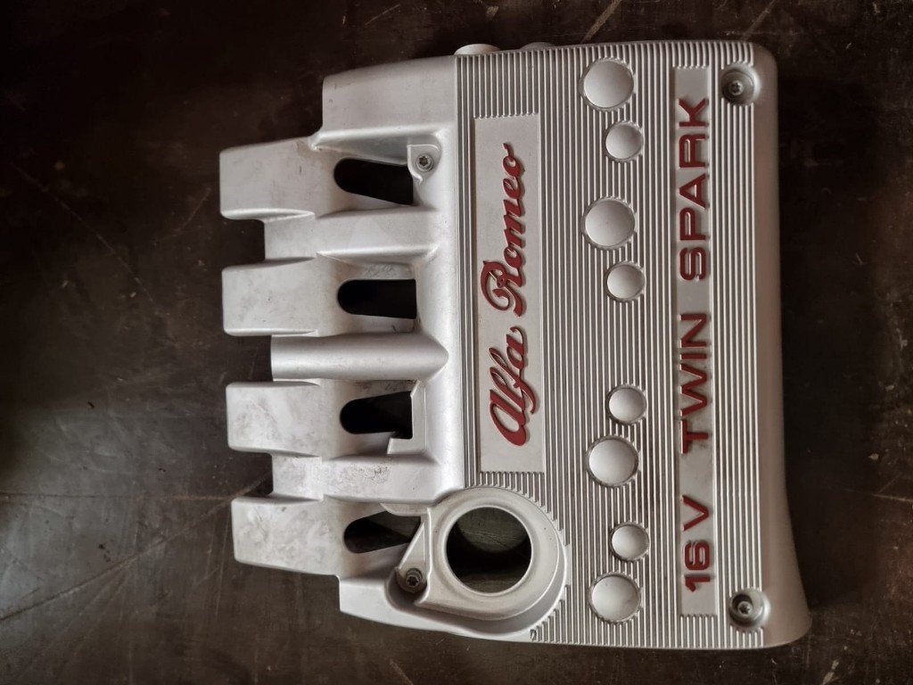 Alfa Romeo 147 1.6 Twin Spark motor afdekplaat/ engine cover, Ophalen, Gebruikt, Alfa Romeo