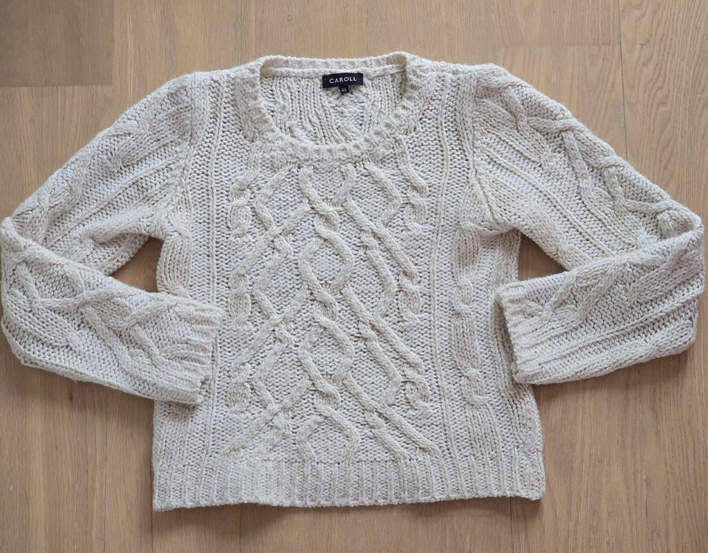 Pull d'été Caroll, neuf, T.38, Vêtements | Femmes, Pulls & Gilets, Neuf, Taille 38/40 (M), Beige, Enlèvement ou Envoi